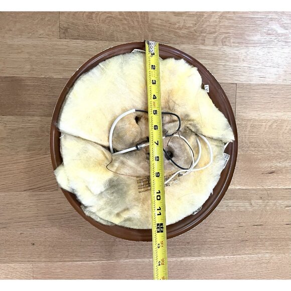 Flushmount Ceiling Light Fixture 13” Bronze 2-light Round Glass Dome 283109 - Picture 4 of 10